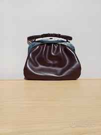 Borsa Vintage da Donna con Chiusura a Scatto