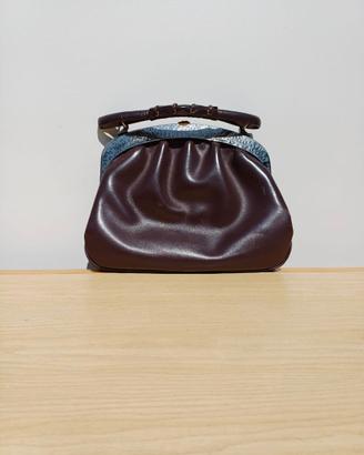 Borsa Vintage da Donna con Chiusura a Scatto
