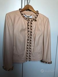 Giacca pelle Elisabetta Franchi