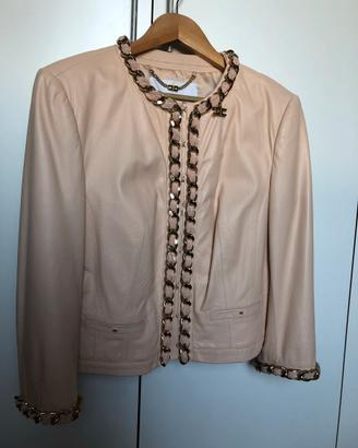 Giacca pelle Elisabetta Franchi