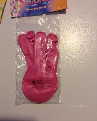 Stock 19 bustine palloncini rosa 1º compleanno