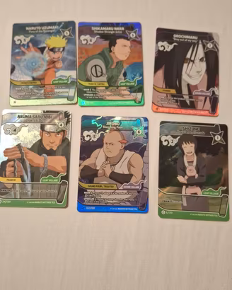 Carte Naruto Mythos TCG - Lotto 6 carte