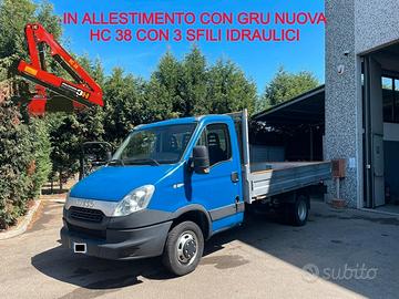Iveco Daily 35 Cassone Fisso + Gru HC 38 NUOVA
