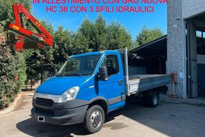 Iveco Daily 35 Cassone Fisso + Gru HC 38 NUOVA
