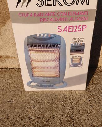 stufa elettrica radiante perfettamente funzionante