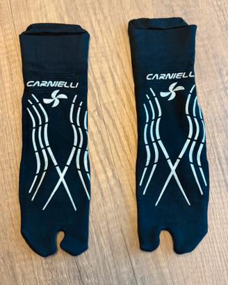 Calze tecniche da ciclismo Carnielli a infradito