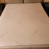 Topper memory foam in gel aloe vera