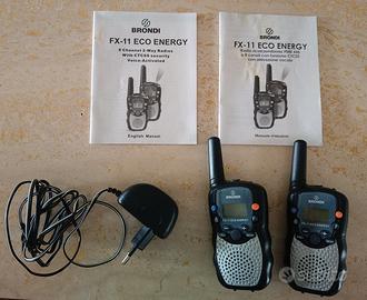 radio ricetrasmettitori walkie talkie brondi fx11