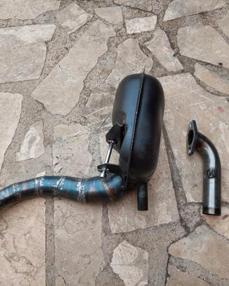 Marmitta dexter wr1 collettore 32 per vespa pk