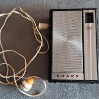 Radio AM vintage SHARP portatile a batterie