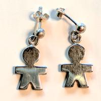 ALESSI orecchini pendente Uomo in argento