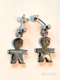 ALESSI orecchini pendente Uomo in argento