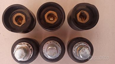 Connettori cavo per saldatrice professionale.