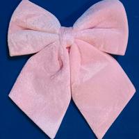 fiocco rosa in spugna