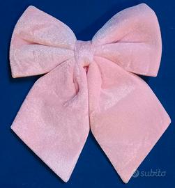 fiocco rosa in spugna