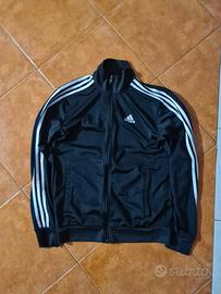 Felpa con zip Adidas uomo 