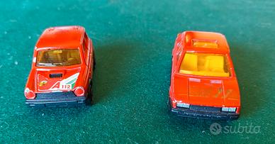Autobianchi A112 Abarth e Renault 11 Majorette
