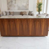 Mobile da sala Florence Knoll noce con marmo