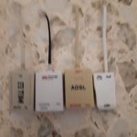 n. 4 filtri adattatori per telefono e adsl nuovi,