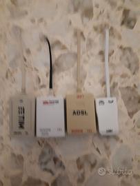 n. 4 filtri adattatori per telefono e adsl nuovi,