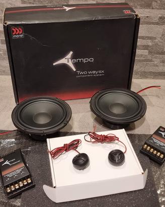 Coppia Tweeter e woofer  MOREL TEMPO 6 kit a 2 vie