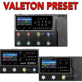 Preset per Valeton GP200, GP200LT, GP200JR