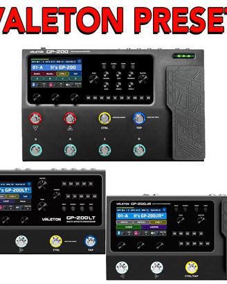 Preset per Valeton GP200, GP200LT, GP200JR