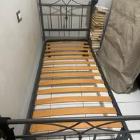 Letto in ferro battuto + rete ortopedica