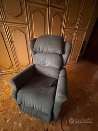 Poltrona Relax/Alzapersona TreCuscini Zero Gravity