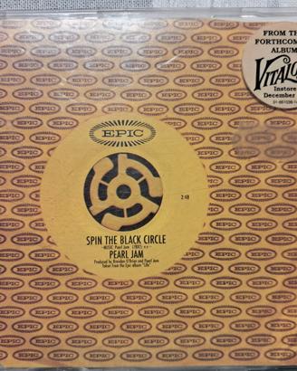 Pearl Jam cd singolo "Spin the Black Circle"