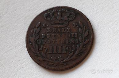 4 QUATTRINI 1791 REALI PRESIDI DI TOSCANA