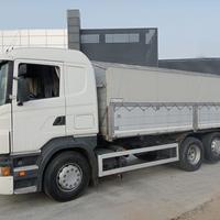 SCANIA R480 TRASPORTO CEREALI CON RIMORCHIO