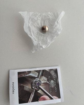 Charm Pandora kiss con certificato di autenticità
