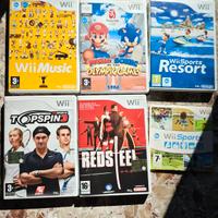 set di 6 videogiochi per Nintendo Wii
