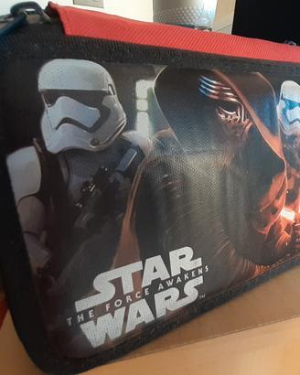 Astuccio scuola 3 zip Star Wars