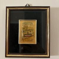 Tre quadretti con disegno a mò di fumetti colorati