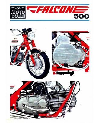 Volantino pubblicita Moto Guzzi Falcone epoca