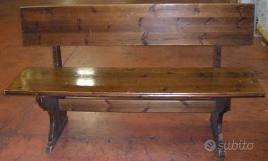 Panche in legno massello