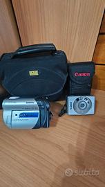 videocamera più fotocamera 