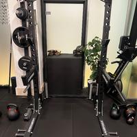 Half Rack pro Lacertosus + barra trazioni + safety