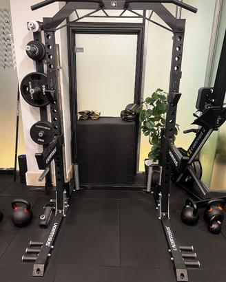 Half Rack pro Lacertosus + barra trazioni + safety