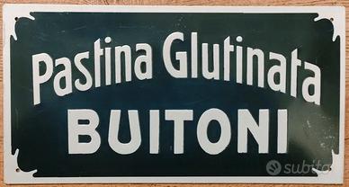 Targa in metallo "Pastina Glutinata Buitoni" Perfe