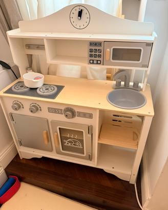 Cucina bimbi di legno