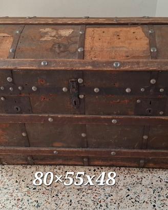 baule cassapanca antico