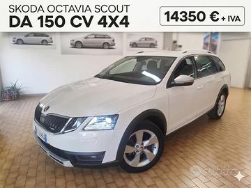SKODA Octavia "SCOUT" 2.0 TDI 4X4 ADAS E GARANZI