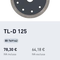 Festool disco taglio 125