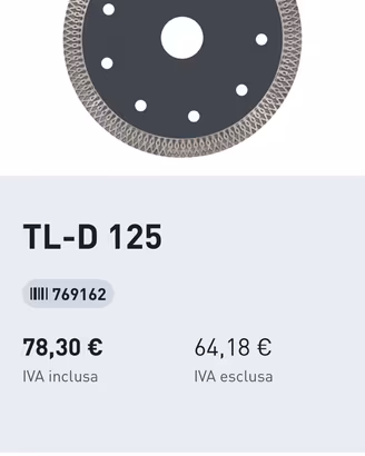 Festool disco taglio 125