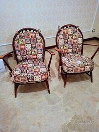 Coppia Poltroncine Vintage Anni '60 - modernariato