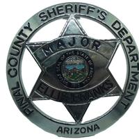 POLICE DISTINTIVO MAJOR ELLIS FRANKS PINAL COUNTRY