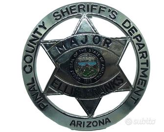 POLICE DISTINTIVO MAJOR ELLIS FRANKS PINAL COUNTRY